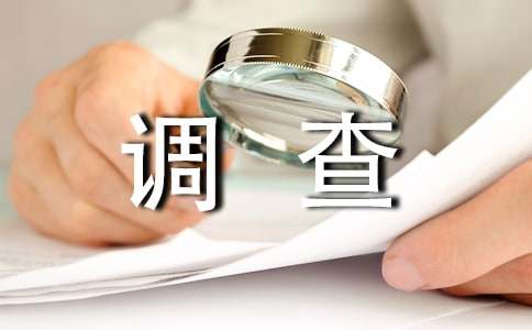 最新的暑假社会实践调查报告范文